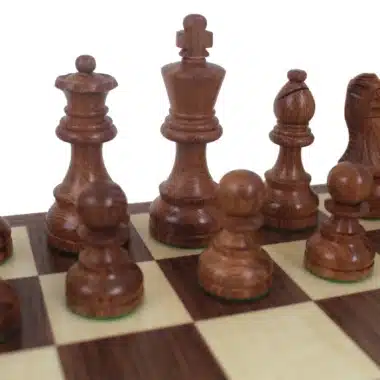 Alternative view of Classic VII Skakbræt og Skakspil i Gyldent Rosentræ
