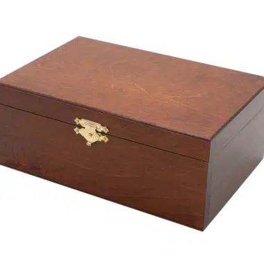 Coffret de Rangement en Bois de Bouleau (Hauteur de Roi = 8 cm)