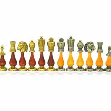 Jeu d'Echecs "Arabic Style"en Métal et Bois