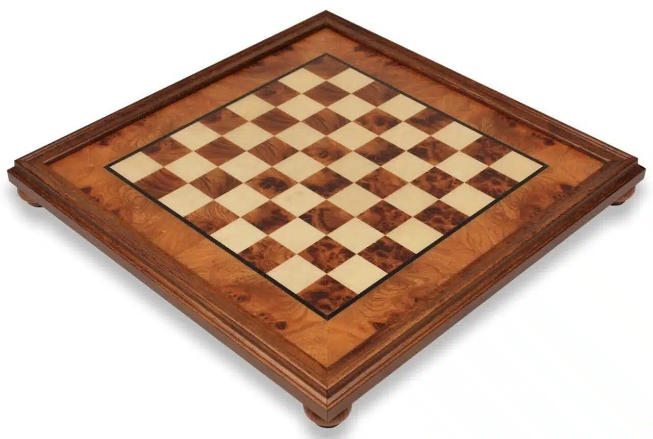 Sæt Arabic Style IX Skakbræt på Fod i Træ og Staunton Skakbrikker i Træ og Metal - Billede 8
