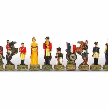 Jeu d'Echecs en Résine "Bataille de Waterloo"