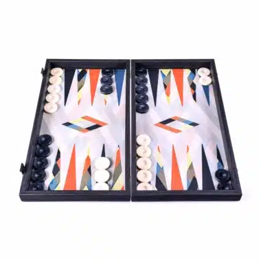 Alternative view of Backgammon Multifarvet Abstrakt