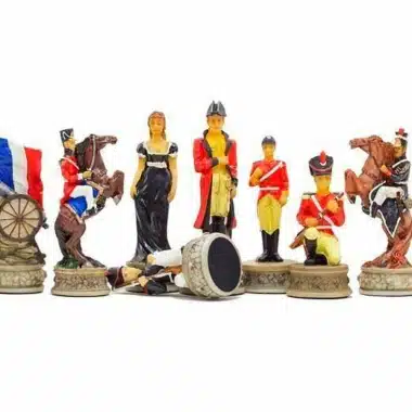 Jeu d'Echecs en Résine "Bataille de Waterloo"