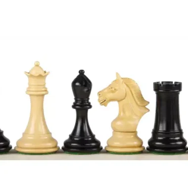 Pieces d'Echecs en Bois de Buis et Ébène