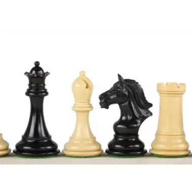 Pieces d'Echecs en Bois de Buis et Ébène