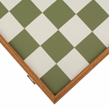 Skakspil i Bauhaus-stil - Grøn & Hvid - 40 x 40 cm - Billede 7