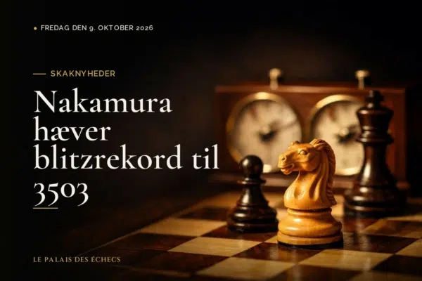 Nakamura hæver blitzrekord til 3503