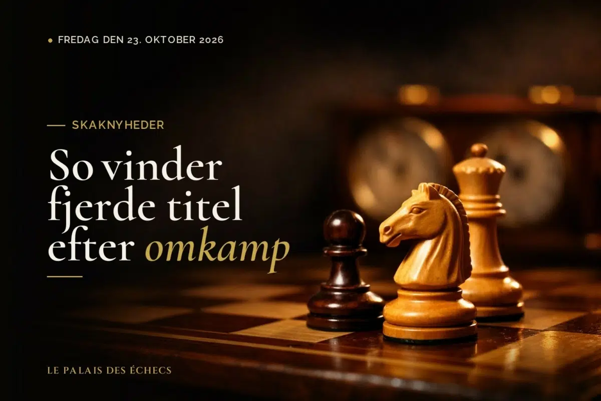 So vinder fjerde titel efter omkamp