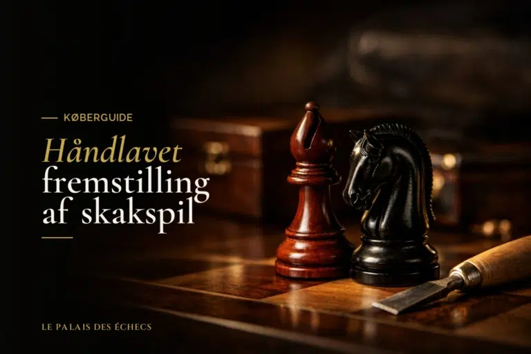 Håndlavet fremstilling af skakspil
